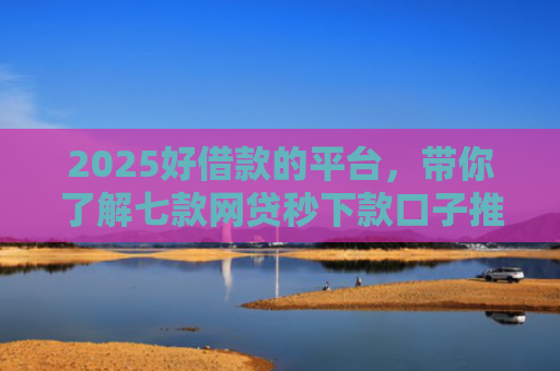 2025好借款的平台，带你了解七款网贷秒下款口子推荐