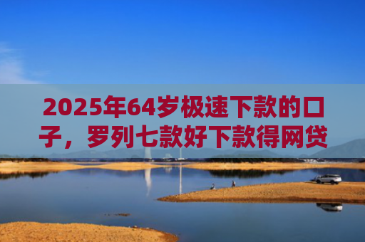 2025年64岁极速下款的口子，罗列七款好下款得网贷口子