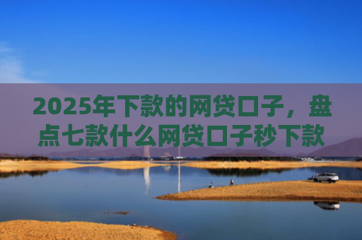 2025年下款的网贷口子，盘点七款什么网贷口子秒下款