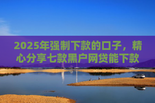2025年强制下款的口子，精心分享七款黑户网贷能下款口子