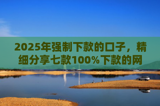 2025年强制下款的口子，精细分享七款100%下款的网贷口子