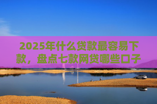 2025年什么贷款最容易下款，盘点七款网贷哪些口子比下款