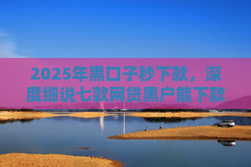 2025年黑口子秒下款，深度细说七款网贷黑户能下款口子