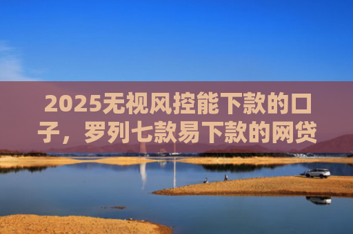 2025无视风控能下款的口子，罗列七款易下款的网贷口子下载