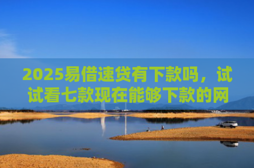 2025易借速贷有下款吗，试试看七款现在能够下款的网贷口子
