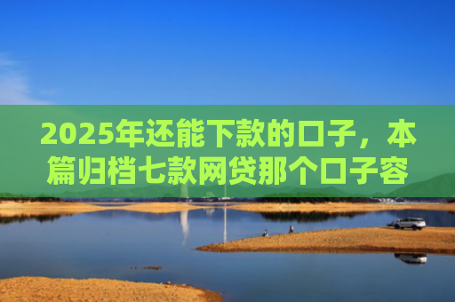 2025年还能下款的口子，本篇归档七款网贷那个口子容易下款