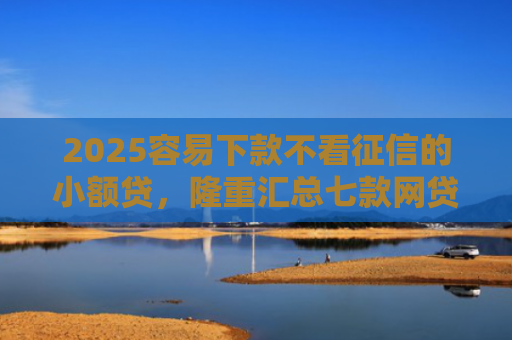 2025容易下款不看征信的小额贷，隆重汇总七款网贷口子额度大好下款