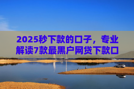 2025秒下款的口子，专业解读7款最黑户网贷下款口子