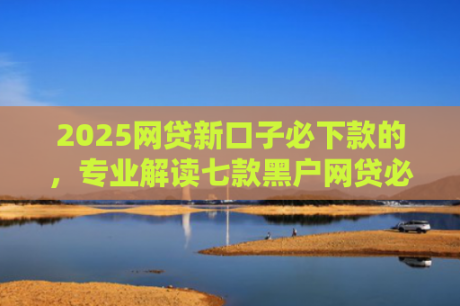 2025网贷新口子必下款的，专业解读七款黑户网贷必下款新口子