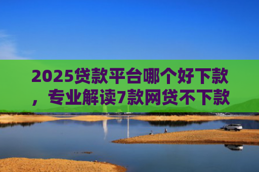 2025贷款平台哪个好下款，专业解读7款网贷不下款贷一万的口子