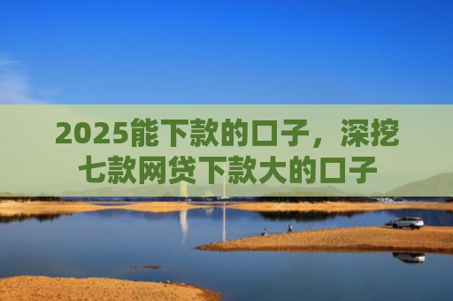 2025能下款的口子，深挖七款网贷下款大的口子