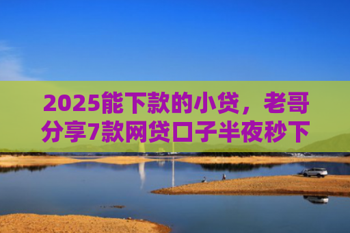 2025能下款的小贷，老哥分享7款网贷口子半夜秒下款
