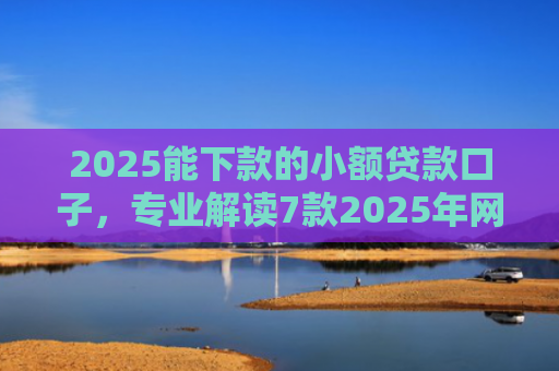 2025能下款的小额贷款口子，专业解读7款2025年网贷下款口子
