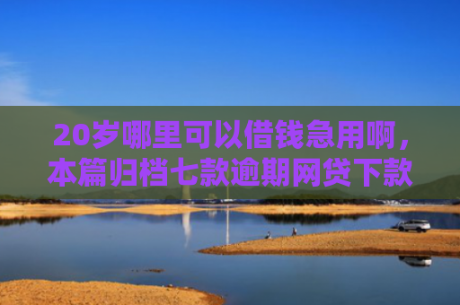 20岁哪里可以借钱急用啊，本篇归档七款逾期网贷下款有什么口子