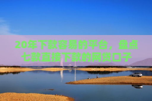 20年下款容易的平台，盘点七款直接下款的网贷口子