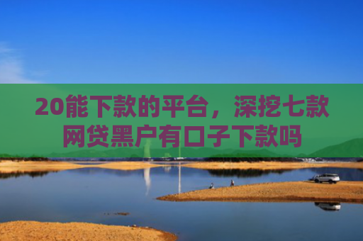 20能下款的平台，深挖七款网贷黑户有口子下款吗