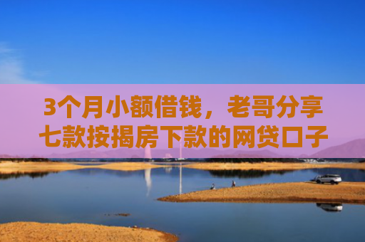 3个月小额借钱，老哥分享七款按揭房下款的网贷口子