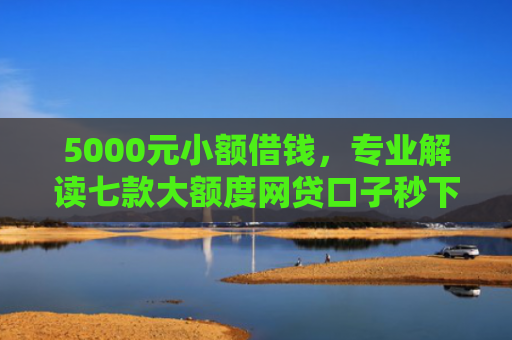 5000元小额借钱，专业解读七款大额度网贷口子秒下款