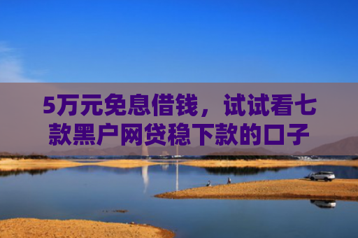 5万元免息借钱，试试看七款黑户网贷稳下款的口子