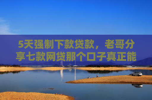 5天强制下款贷款，老哥分享七款网贷那个口子真正能下款