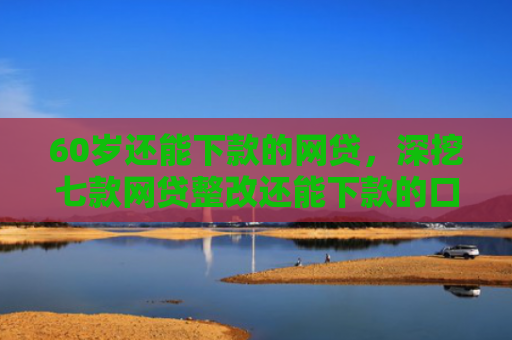 60岁还能下款的网贷，深挖七款网贷整改还能下款的口子