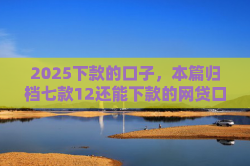 2025下款的口子，本篇归档七款12还能下款的网贷口子
