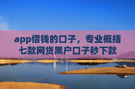 app借钱的口子，专业概括七款网贷黑户口子秒下款