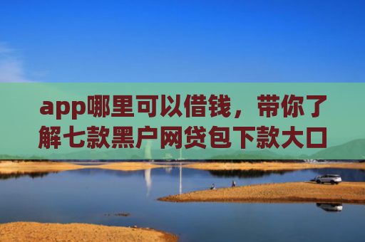 app哪里可以借钱，带你了解七款黑户网贷包下款大口子