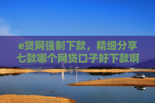 e贷网强制下款，精细分享七款哪个网贷口子好下款啊