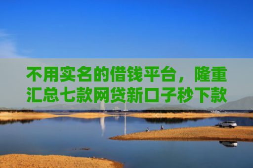 不用实名的借钱平台，隆重汇总七款网贷新口子秒下款怎么办