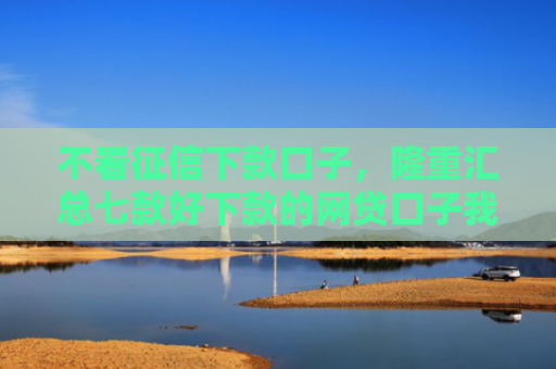 不看征信下款口子，隆重汇总七款好下款的网贷口子我爱卡