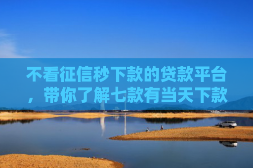 不看征信秒下款的贷款平台，带你了解七款有当天下款的网贷口子吗