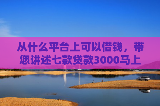 从什么平台上可以借钱，带您讲述七款贷款3000马上下款的口子