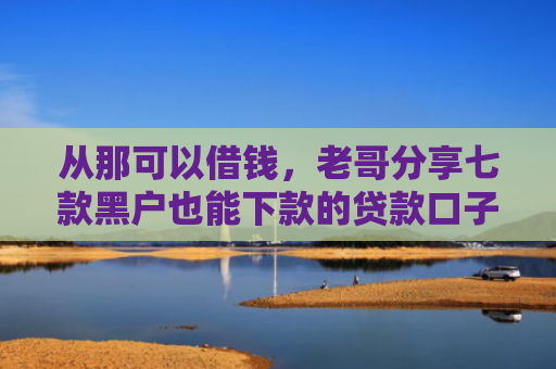 从那可以借钱，老哥分享七款黑户也能下款的贷款口子