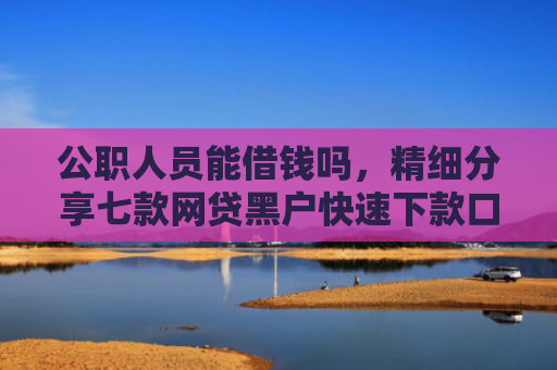 公职人员能借钱吗，精细分享七款网贷黑户快速下款口子