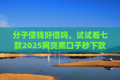 分子借钱好借吗，试试看七款2025网贷黑口子秒下款app