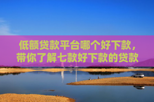 低额贷款平台哪个好下款，带你了解七款好下款的贷款口子有哪些