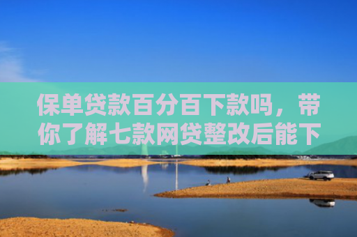 保单贷款百分百下款吗，带你了解七款网贷整改后能下款的口子