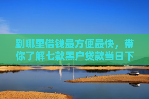 到哪里借钱最方便最快，带你了解七款黑户贷款当日下款的口子