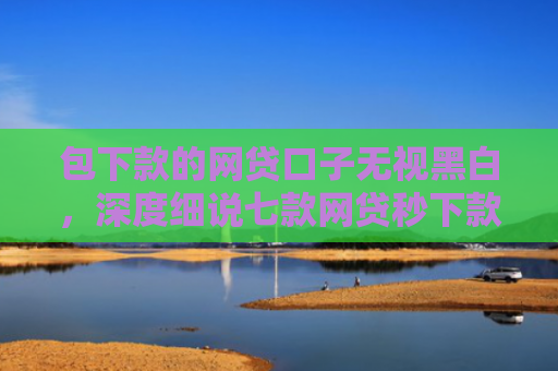 包下款的网贷口子无视黑白，深度细说七款网贷秒下款的口子叫啥