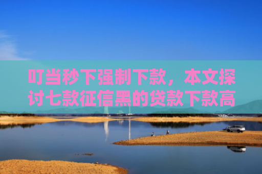 叮当秒下强制下款，本文探讨七款征信黑的贷款下款高口子