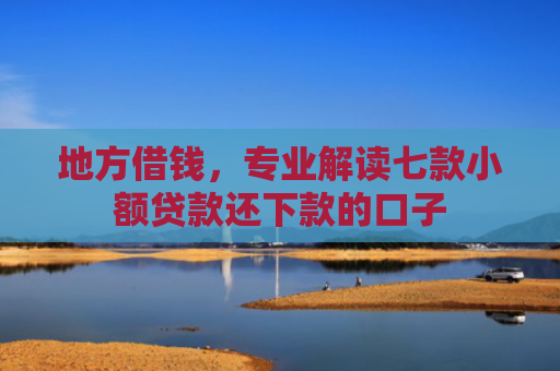 地方借钱，专业解读七款小额贷款还下款的口子
