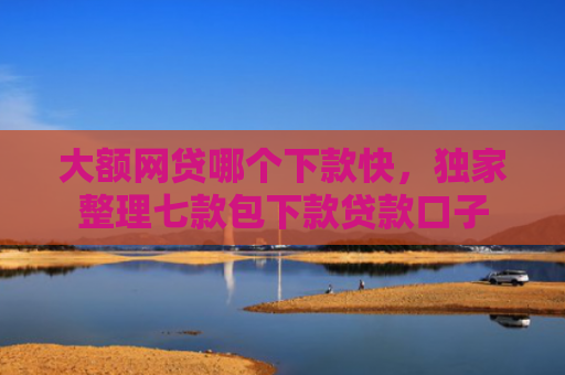 大额网贷哪个下款快，独家整理七款包下款贷款口子
