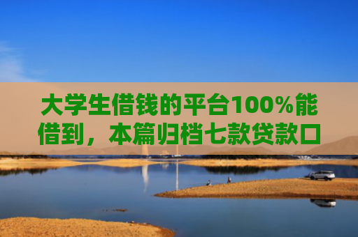 大学生借钱的平台100%能借到，本篇归档七款贷款口子极速下款的