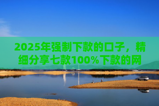 2025年强制下款的口子，精细分享七款100%下款的网贷口子