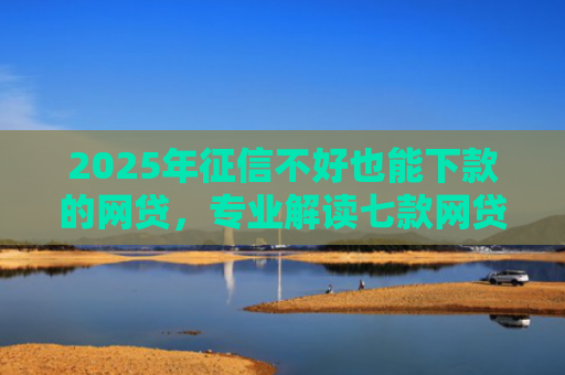 2025年征信不好也能下款的网贷，专业解读七款网贷易下款的口子