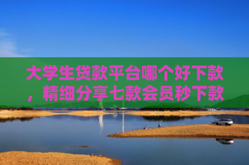 大学生贷款平台哪个好下款，精细分享七款会员秒下款贷款口子