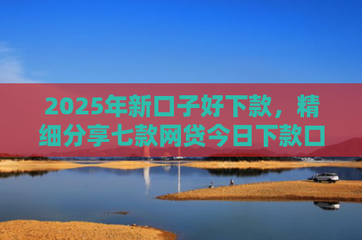 2025年新口子好下款，精细分享七款网贷今日下款口子