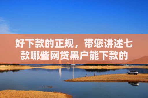 好下款的正规，带您讲述七款哪些网贷黑户能下款的