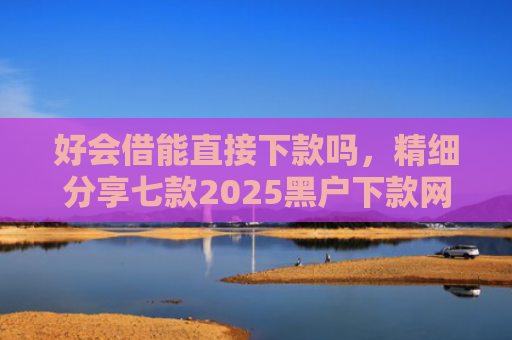 好会借能直接下款吗，精细分享七款2025黑户下款网贷
